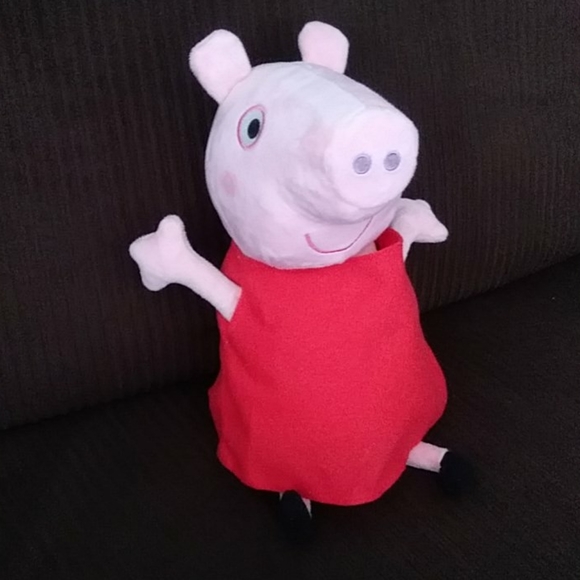 talking plush peppa pig